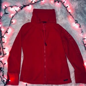 Red Calvin Klein zip up